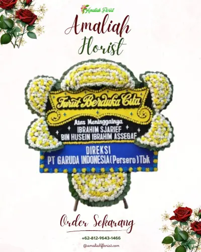 Papan Bunga Duka di Bandar Sakti
